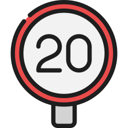 Speed limit icon