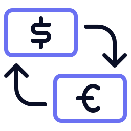 cambio valuta icona