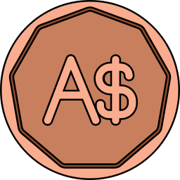 Australian dollar icon