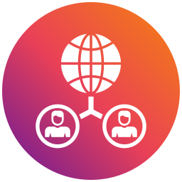 Globe network icon