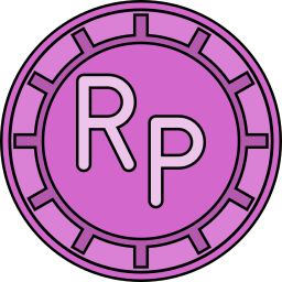 Indonesian rupiah icon