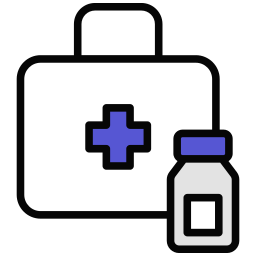 First aid kit icon