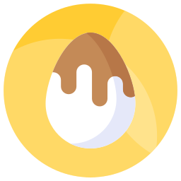 Chocolate egg icon