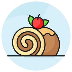 Swiss roll icon