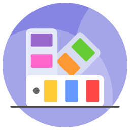 Color swatch theme icon