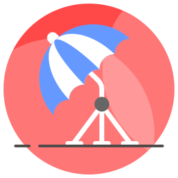 Umbrella stand icon