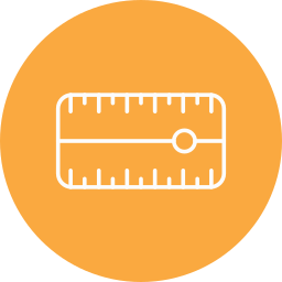 Measure distance icon