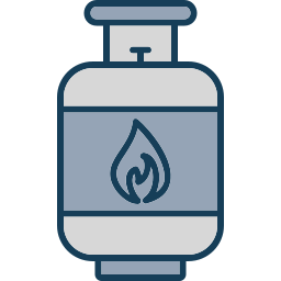 Gas cylinder icon