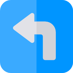 Turn left icon