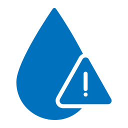 Contaminated water icon