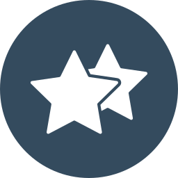 Rating stars icon