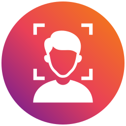 Face scanner icon