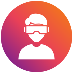 Virtual reality icon