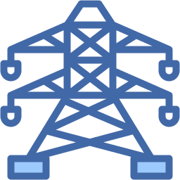 Electric tower icon