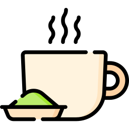 matcha latté Icône