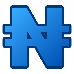 Naira sign icon