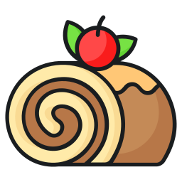 Swiss roll icon