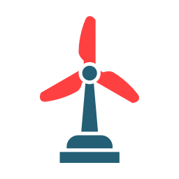 Wind turbine icon