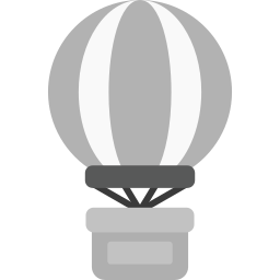 Hot air balloon icon