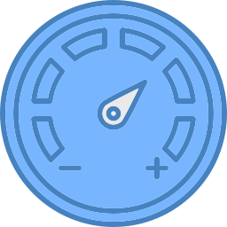 Speed gauge icon