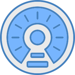 Speed gauge icon