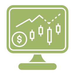 bourse Icône