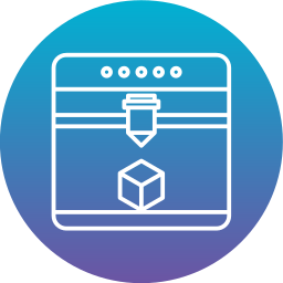 stampa 3d icona