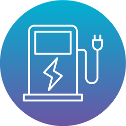 Electric vehicle charger icon