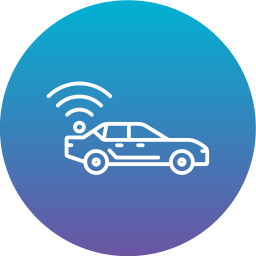 Autonomous vehicle icon