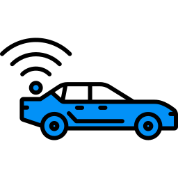 autonomes fahrzeug icon