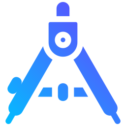 Drawing compass icon