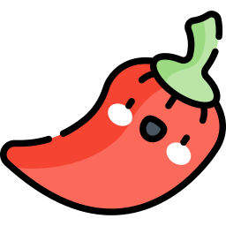 rote chilischote icon