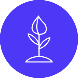 Flower bud icon