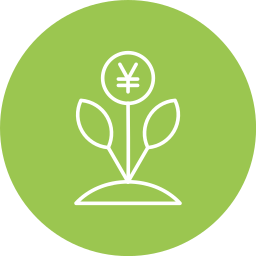 Money plant icon