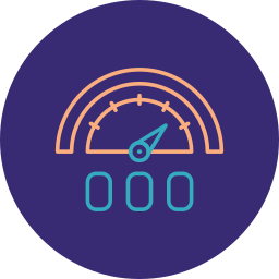 Gauge measure icon