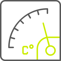 indicateur de température Icône