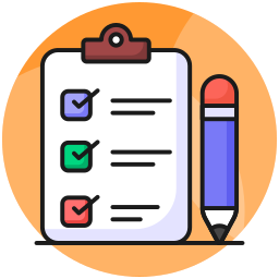 Checklist paper icon