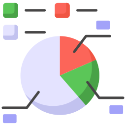 diagramme circulaire Icône