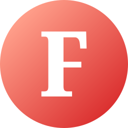 文字f icon