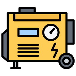 Electric generator icon