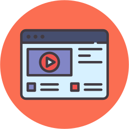 Video lesson icon