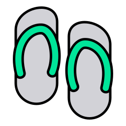 Flip flop icon