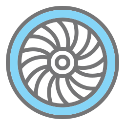 turbina icona