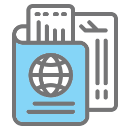 passeport Icône