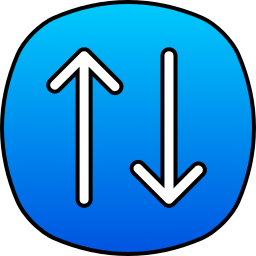 Up and down arrow icon