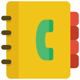 Phone book icon