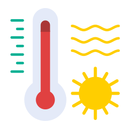 Тепловая волна иконка