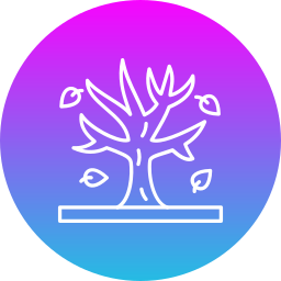 Dry tree icon