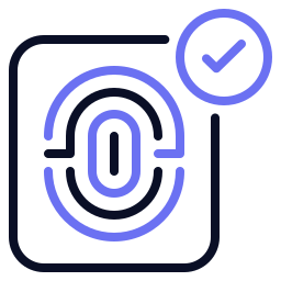 Biometric access icon