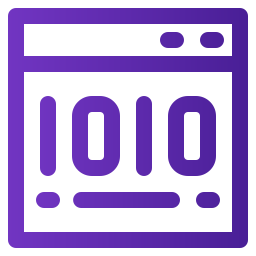 Binary code icon